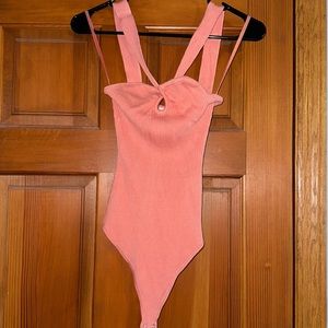 Abercrombie snap bottom sweater halter bodysuit